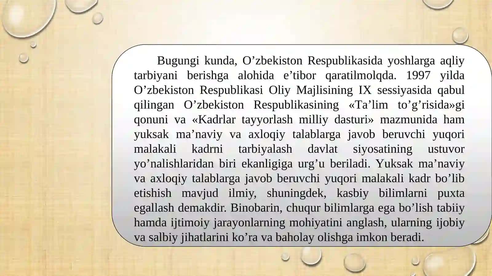 O’Quvchining ilmiy dunyo qarashini shakllantirish 4
