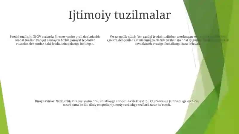 Xi-Xv Asrlarda Pireneya Yarim Oroli Davlatlari 4
