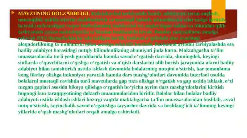 Maktabgacha yoshdagi bolalarni mustaqil fikrlashga o’rgtishda interfaol usullar 4