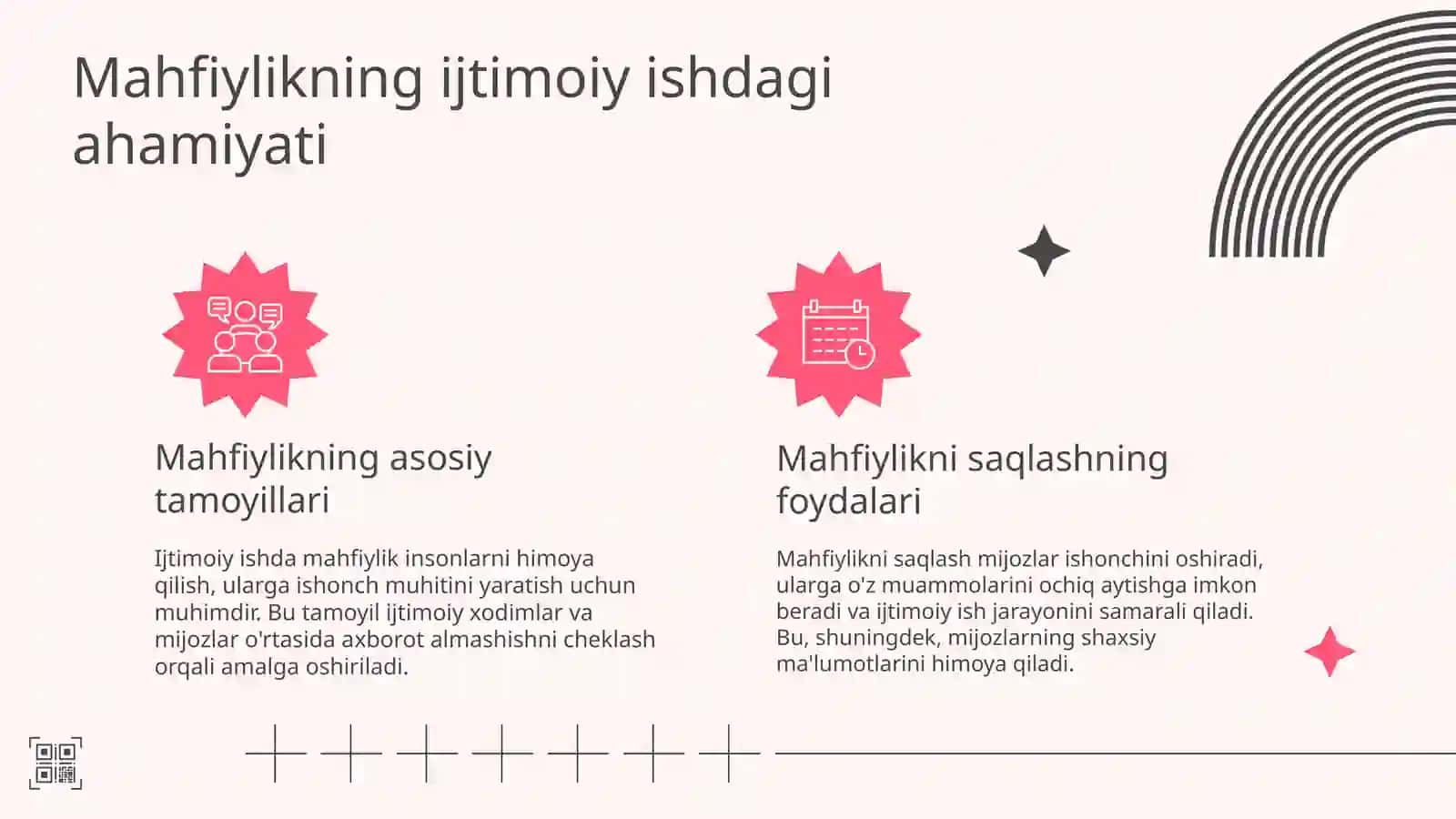 Ijtimoiy ishda sir saqlash prinspi 4