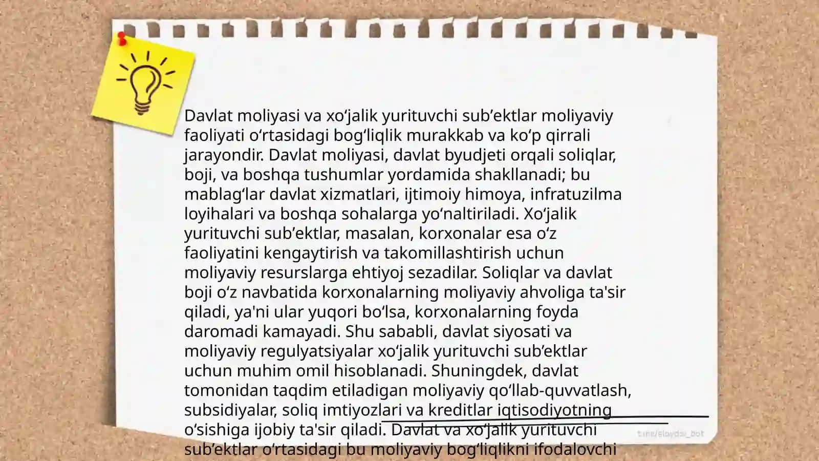 Xoʻjalik yurituvchi subʼektlar moliyasi davlat moliyaviy salohiyatining asosi 4