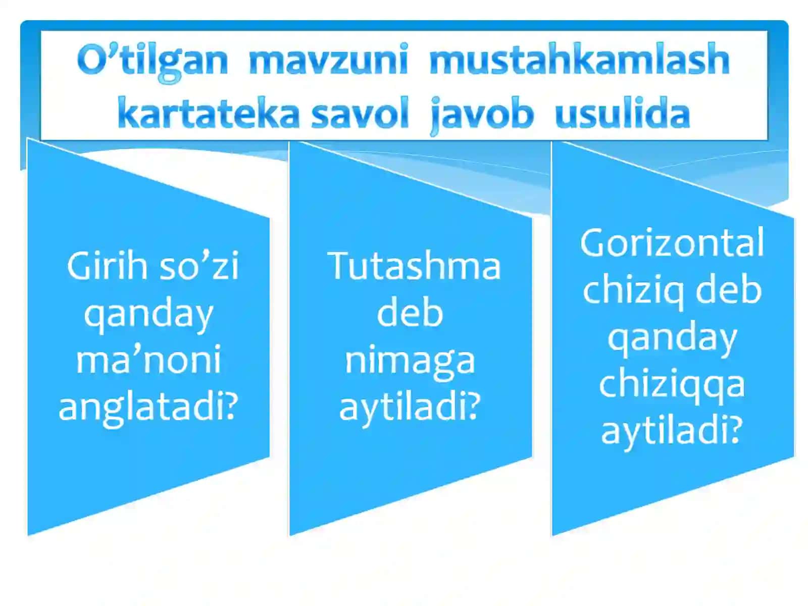 Proyeksiyalash usullari.Markaziy va paralel proyeksiyalsh. mavzusida ochiq dars Ishlanmasi 4