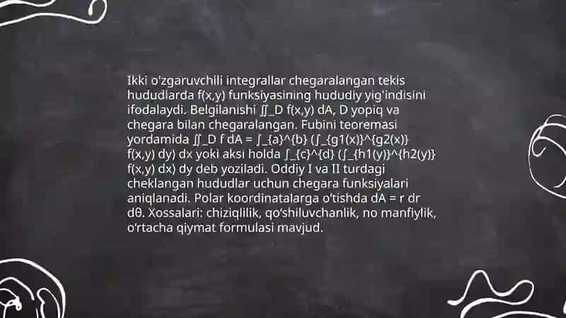 Kup karrali intgrallar 4