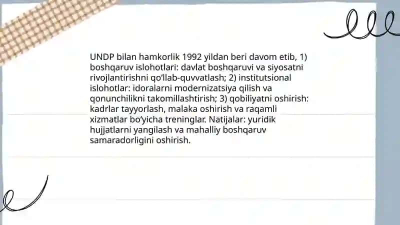 Oʻzbekistonning xalqaro tashkilotlar bilan hamkorlik aloqalari 4