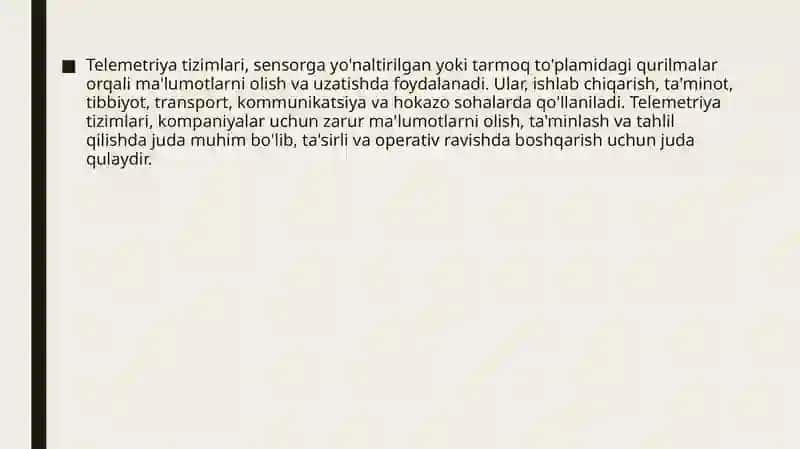 Tibbiyotda TELEMETRIYA Qiyosiy tahlili 4