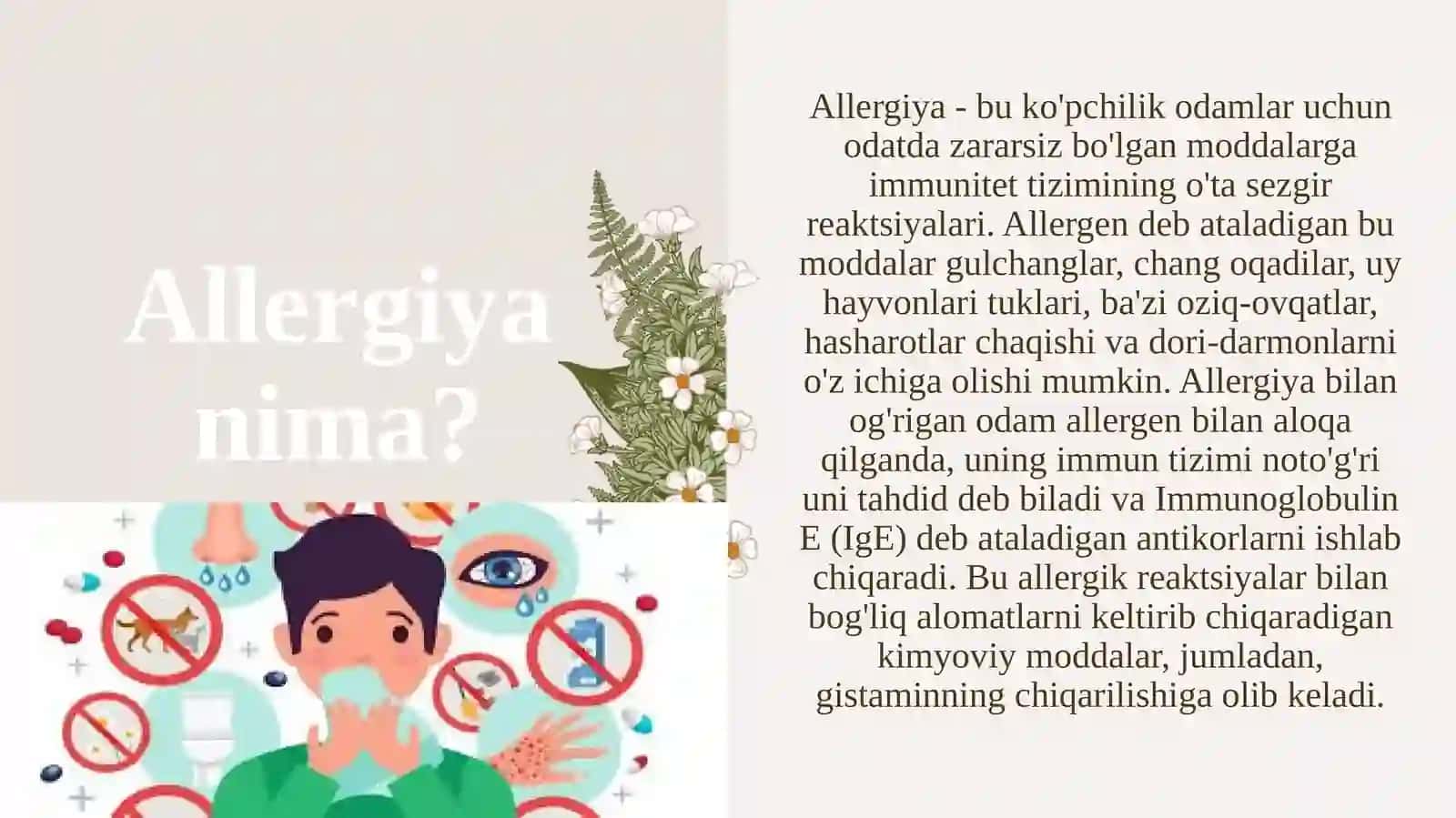 Tibbiy bilimas asoslari fanidan tayyorlagan taqdimoti 4