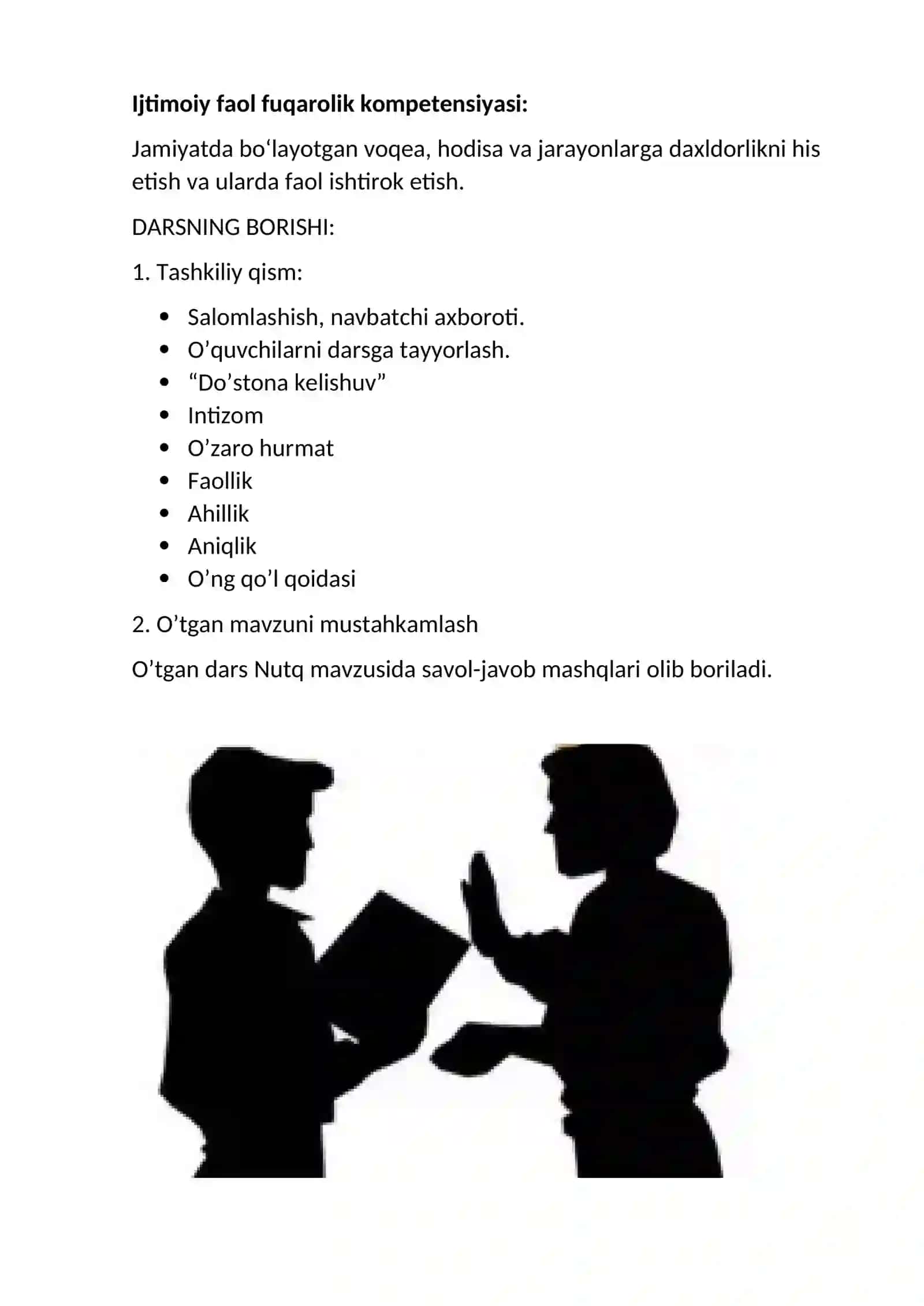 Yangi Namangan Tumani 35-Sonli Umumta’lim Maktabi Ona Tili va Adabiyot Fanidan Bir Soatlik Dars Ishlanmasi 4