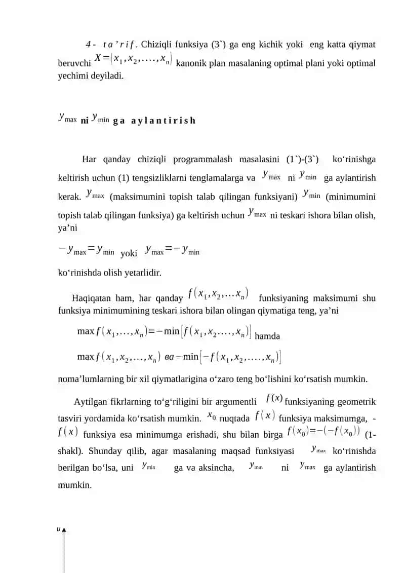 Chiziqli Programmalash 4