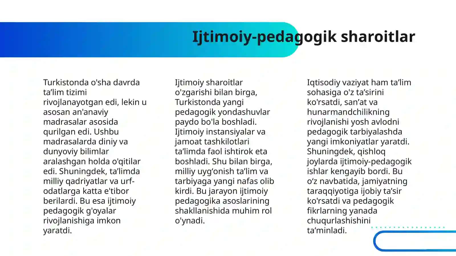 XLX ASRNING 80-90 YILLARIDA TURKISTONDA IJTIMOIY PEDAGOGIK FIKRLAR 4