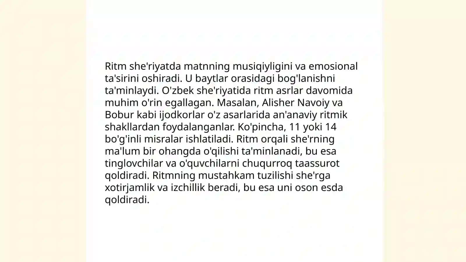 She’riy asarda ritm, turoq, turkum tushunchalari 4