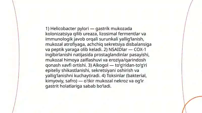 Otkir va surunkali Gastrit 4