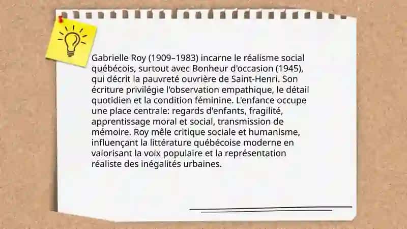 Les auteurs de la litterature francophone. La littérature Québécoise 4