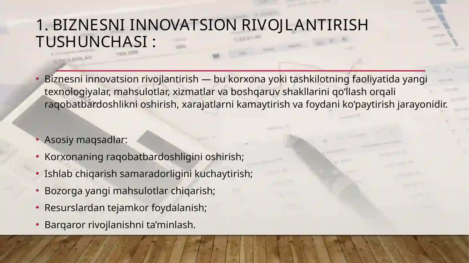 BIZNESNI INNOVATSION RIVOJLANTIRISH VA INVESTITSIYALASHNING NAZARIY ASOSLARI 4