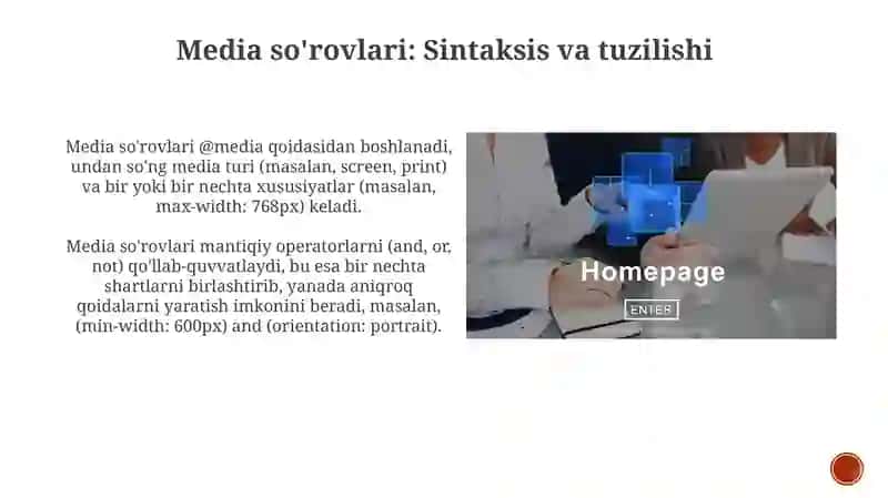 Responsiv dizaynvamedia queries 4