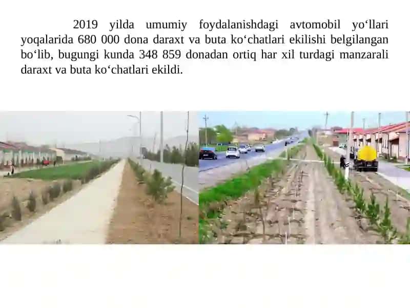 Avtomobil yo‘llarini ko‘kalamzorlashtirishning nazariy asoslari 4