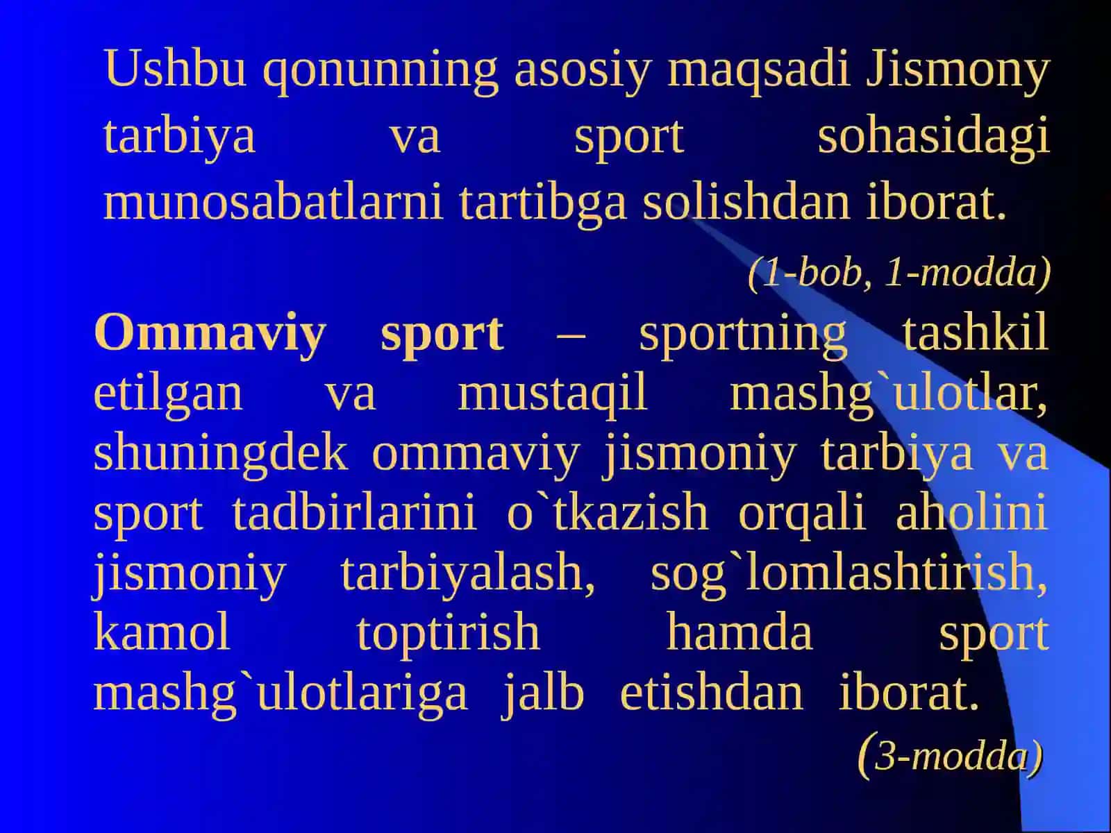 DARS ISHLANMA TAQDIMOTI (Yengil atletika. 60 metrqisqa masofaga yugurish texnikasi) 4
