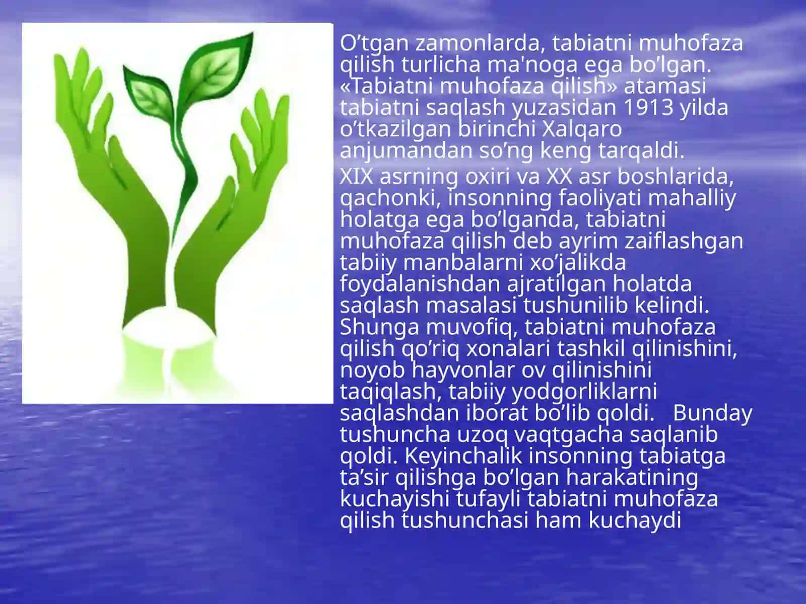 Tabiatdan foydalanish fanining maqsadi va vazifalari ilmiy va amaliy ahamiyati 4