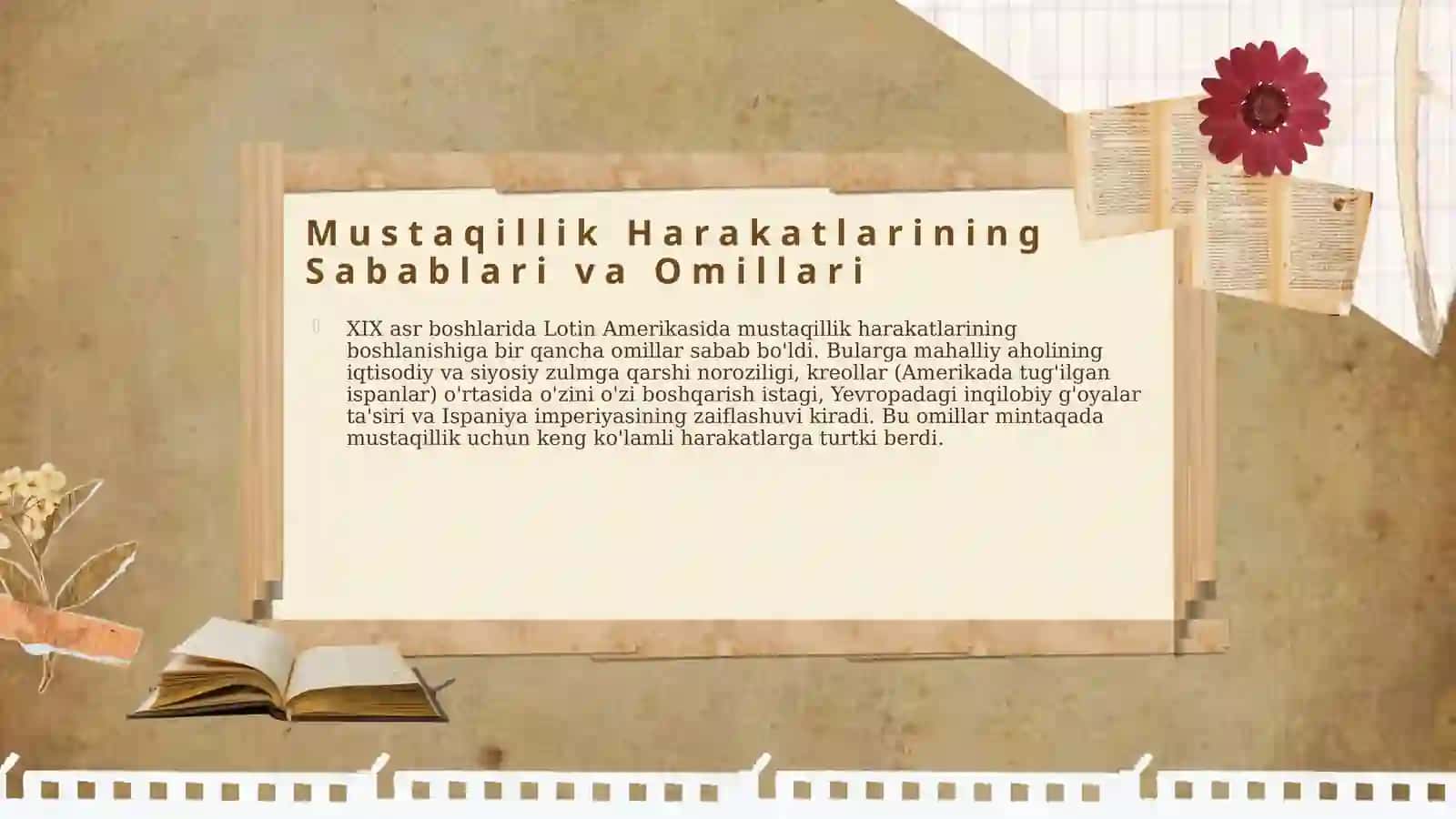 Lotin Amerikasi yangi davrda tarixiy rivojlanish 4