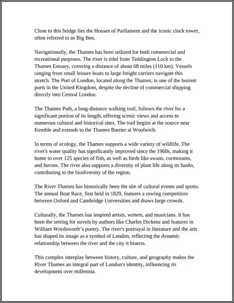 REFERAT Theme: LONDON 4