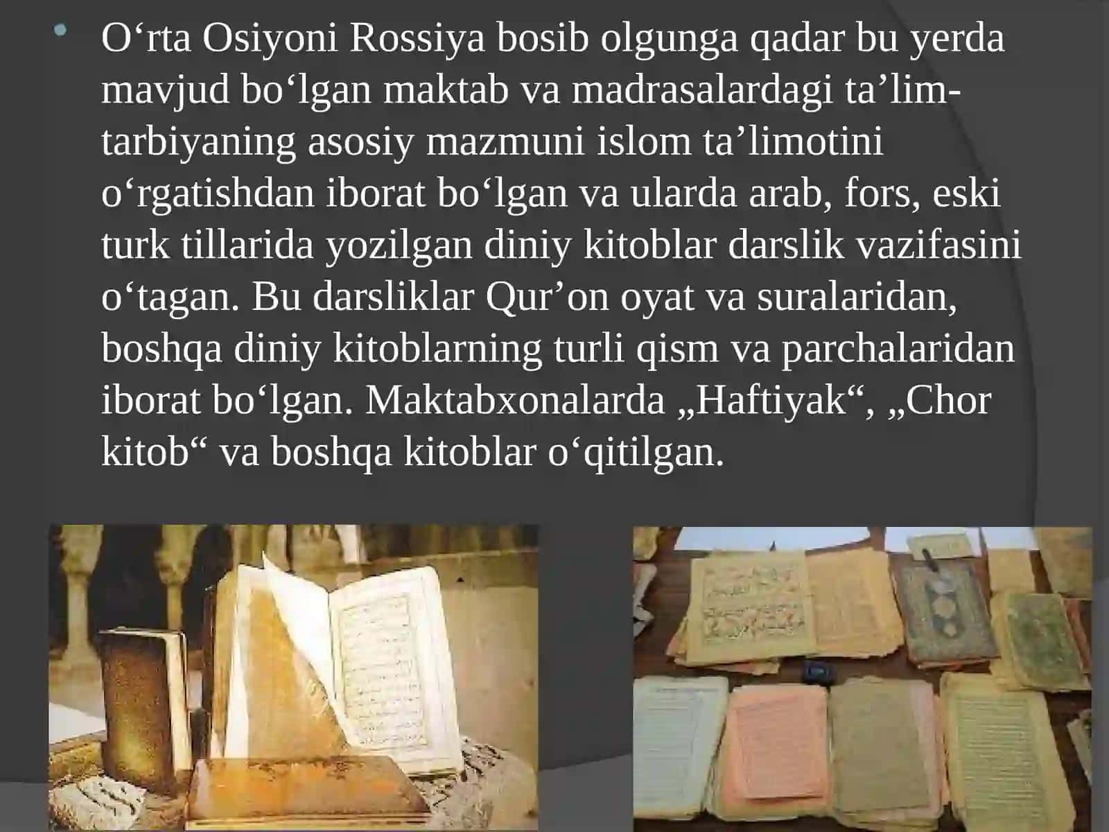 Pedagogika darsliklari va ularga qo’yiladigan talablar 4