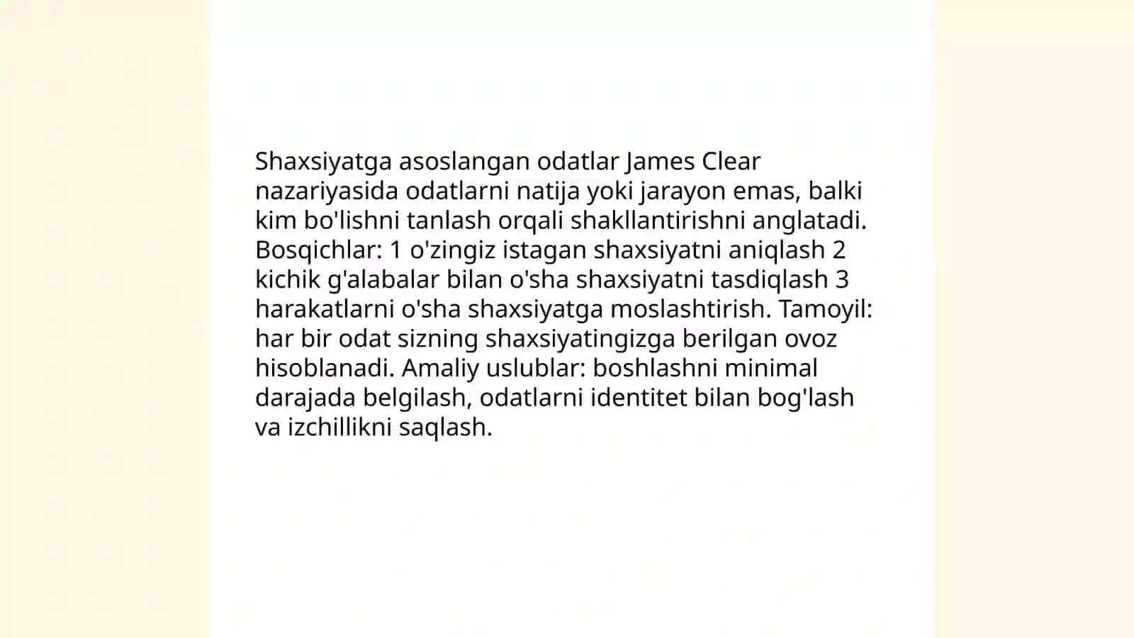 Atom Odatlar James Clear 4