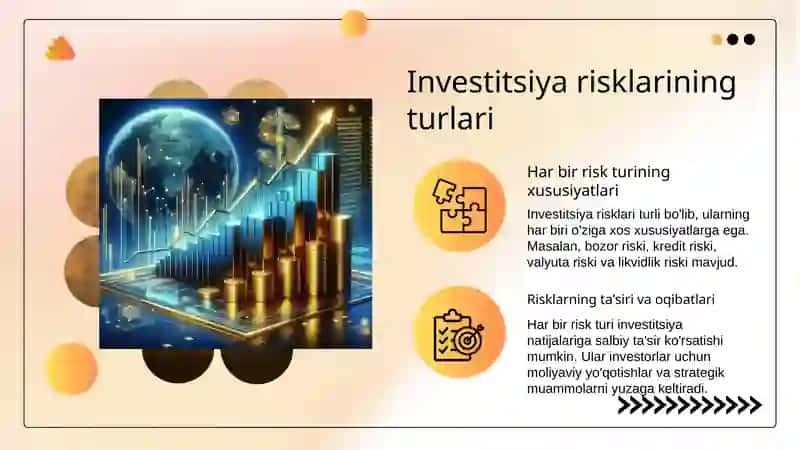 Investitsiya risklarini pasaytirish yoʻllari 4