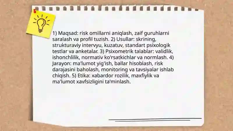 Psixoprofilaktika bosqichlari 4