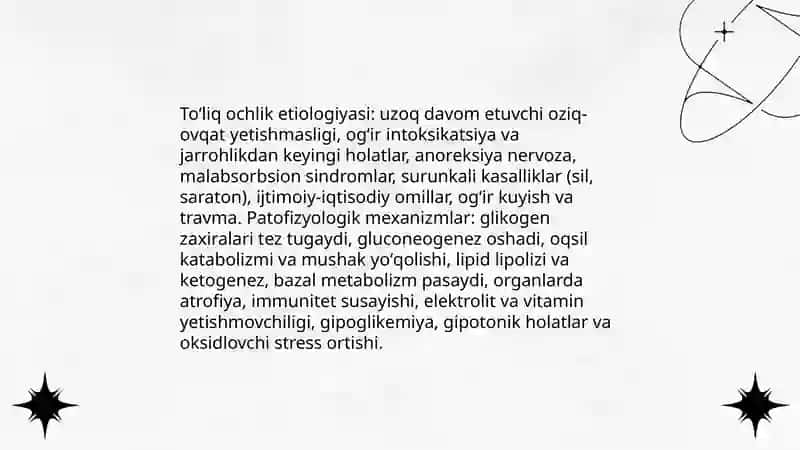 Energiya almashinuvi buzilishi 4