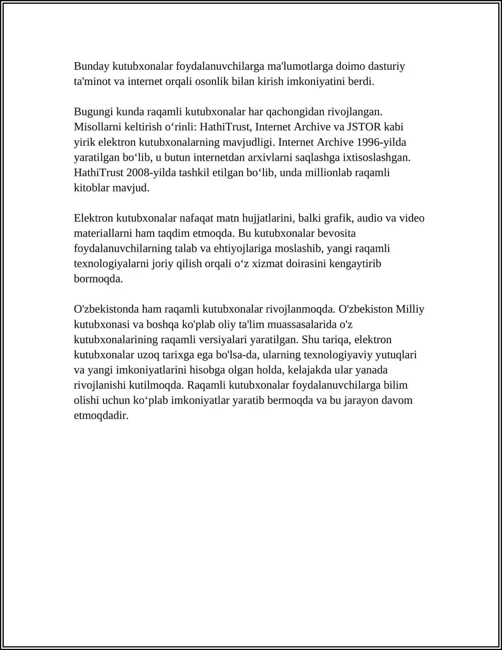 Elektron Kutubxonalarning Tarixi 4
