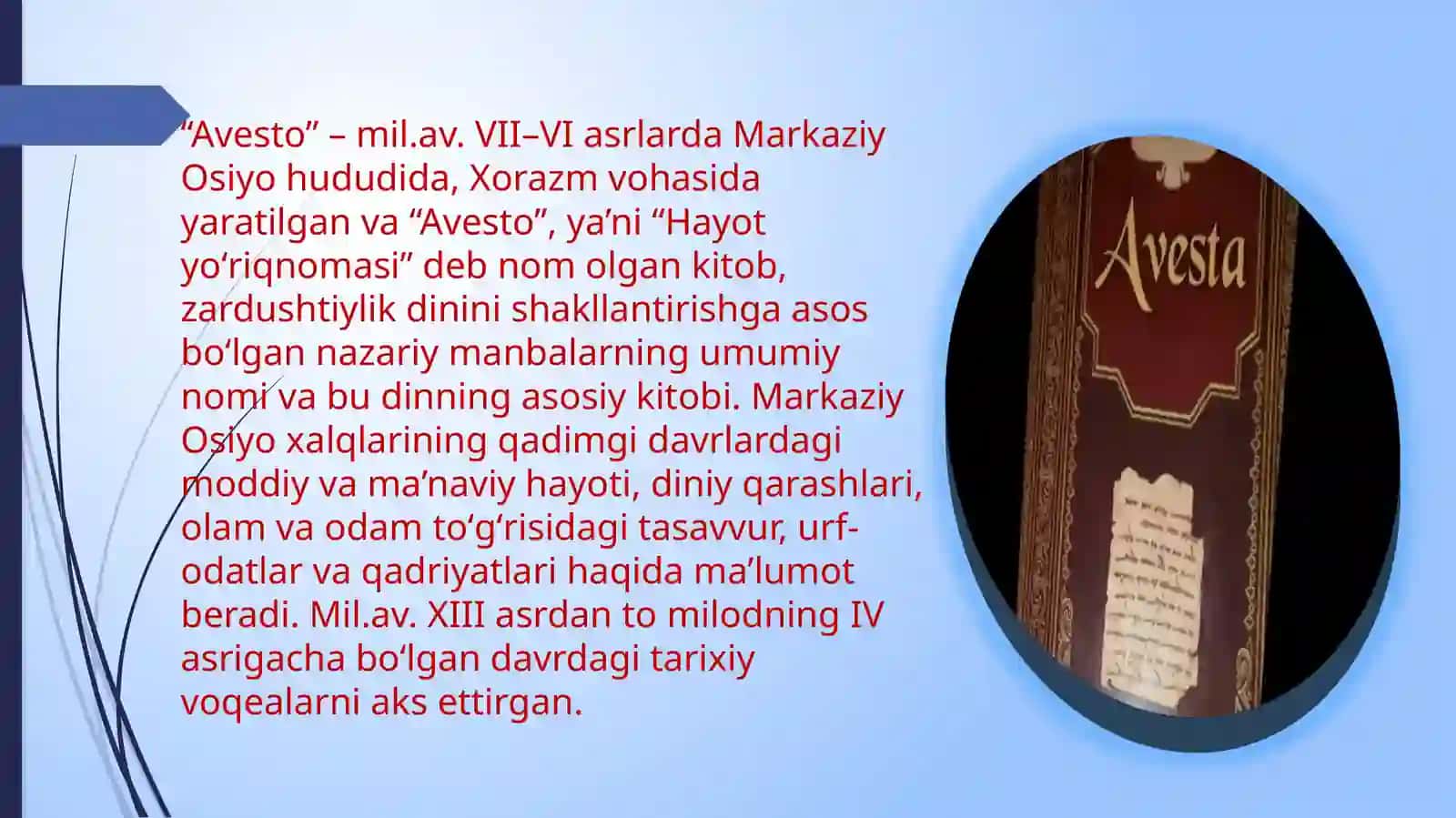 Markaziy Osiyoda Avesto ta’limotidagi falsafiy fikrlar 4