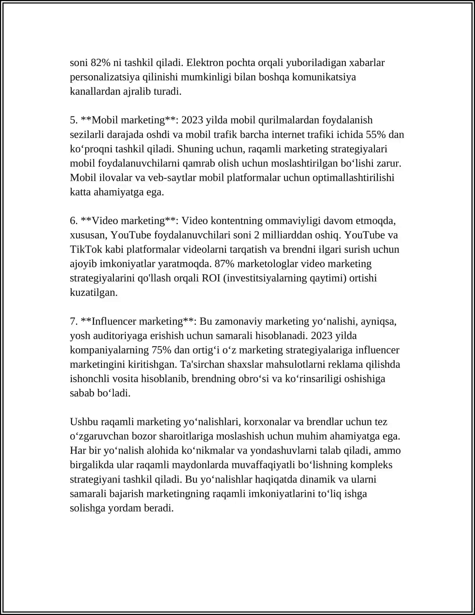 YUQORI TEXNOLOGIYALI MARKETING STRATEGIYALARI 4
