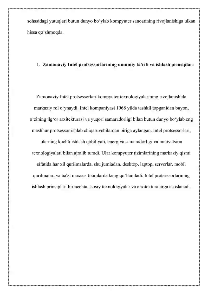 Zamonaviy Intel protsessorlari 4
