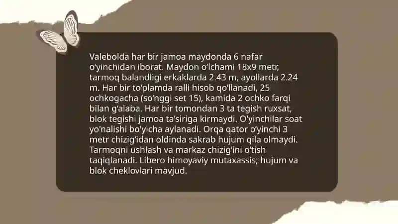 Voleybol tarixi va rivojlanishi 4