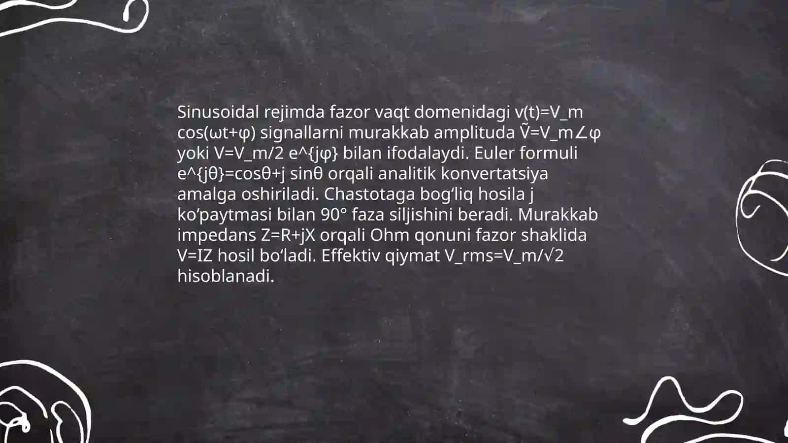 O'zgaruvchan tok 4