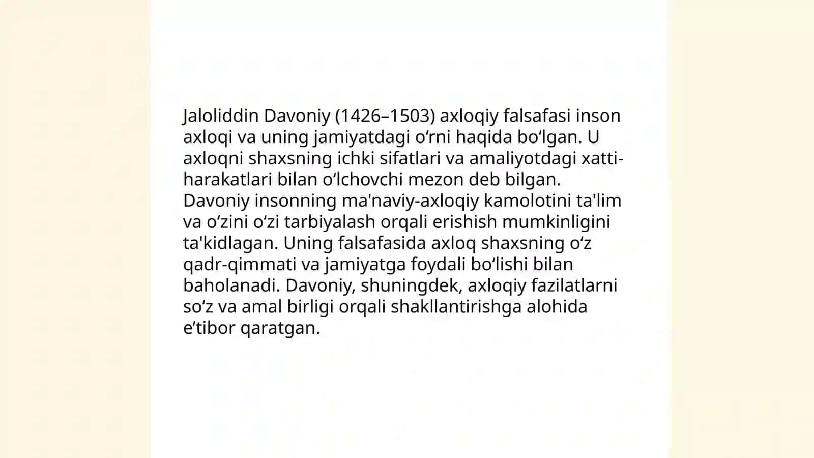 Abdurahmon Jomiyning ta'limiy qarashlari 4