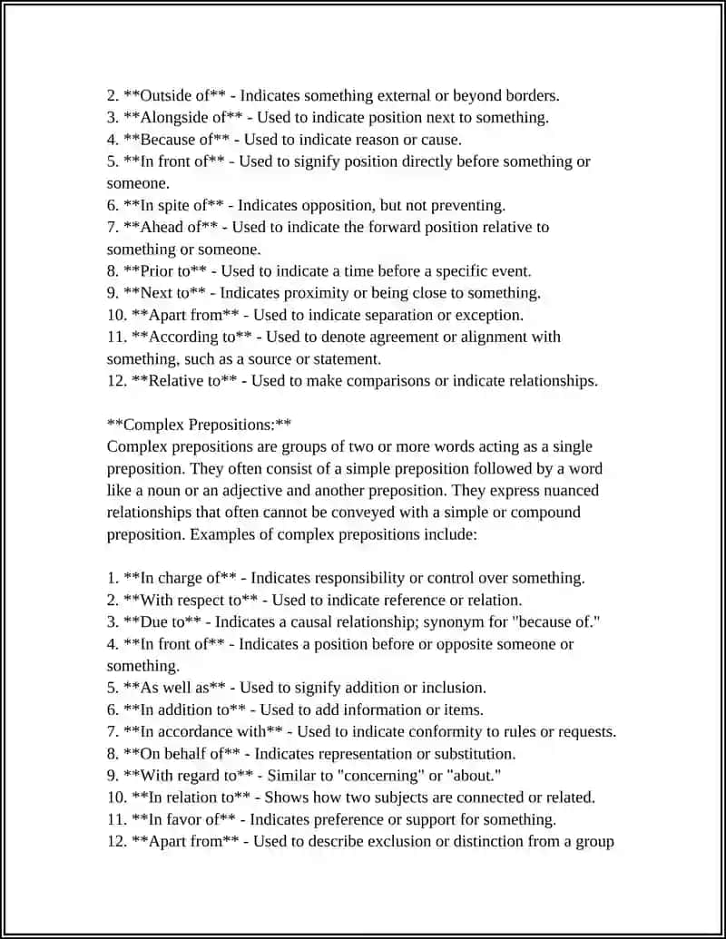 PREPOSITION 4