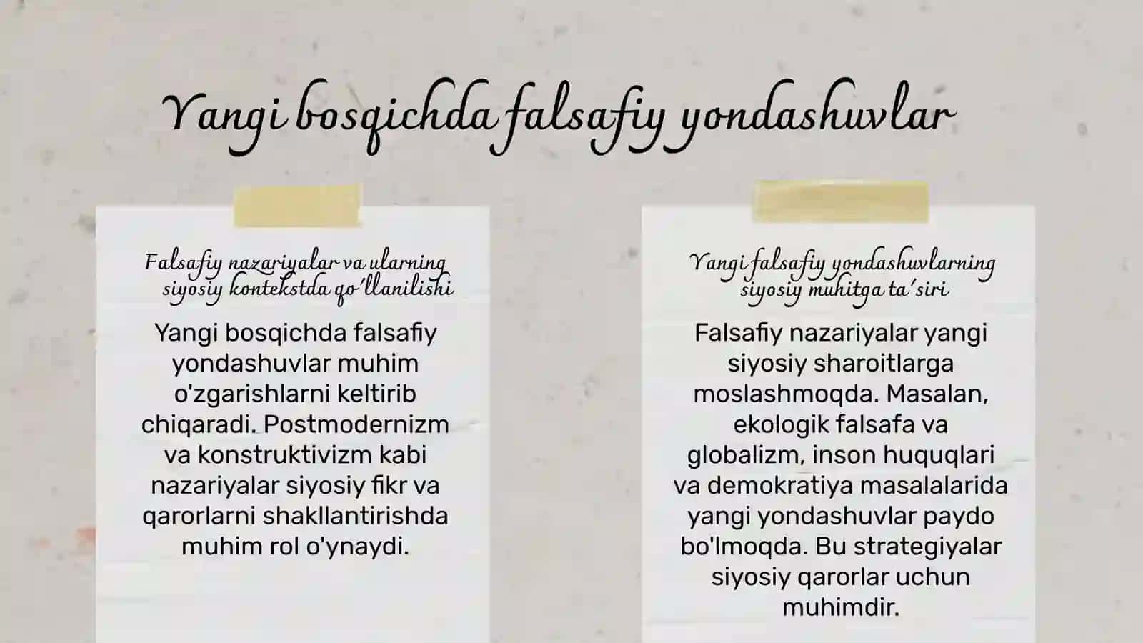 Siyosat falsafasi rivojlanishining yangi bosqichi 4