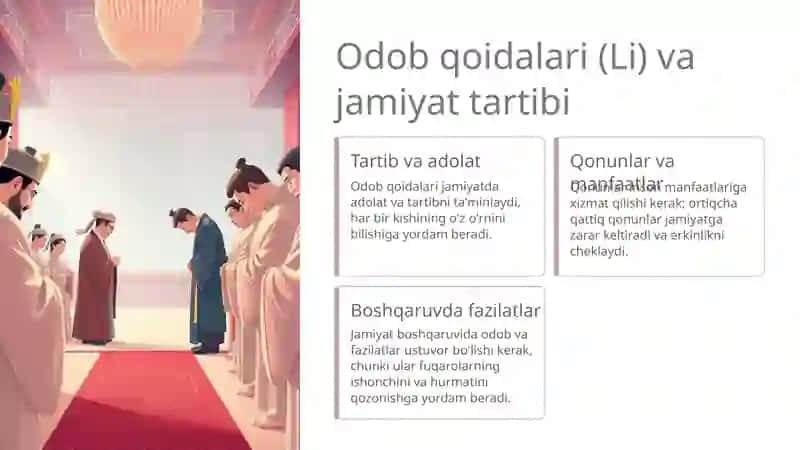 Konfutsiylikdinining asosiy gʻoyalari 4