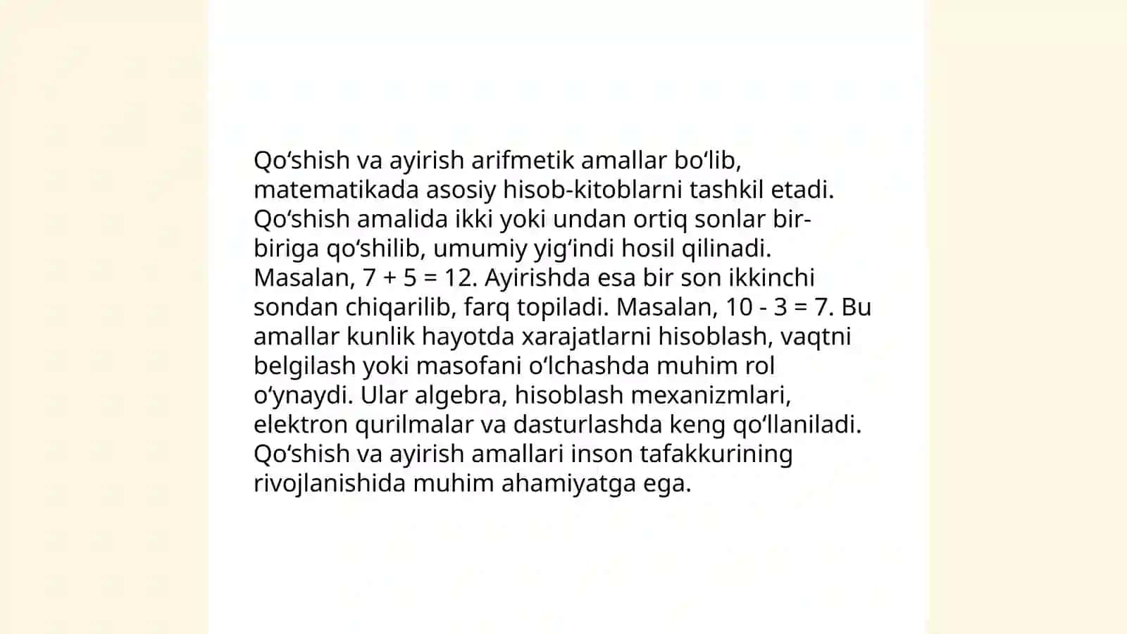1-4-sinf matematika darsliklaridagi maʼlumotlar bilan ishlash 4
