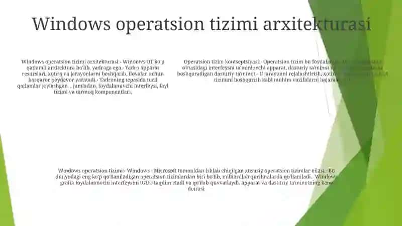 Operatsion Tizim Tushunchasi 4