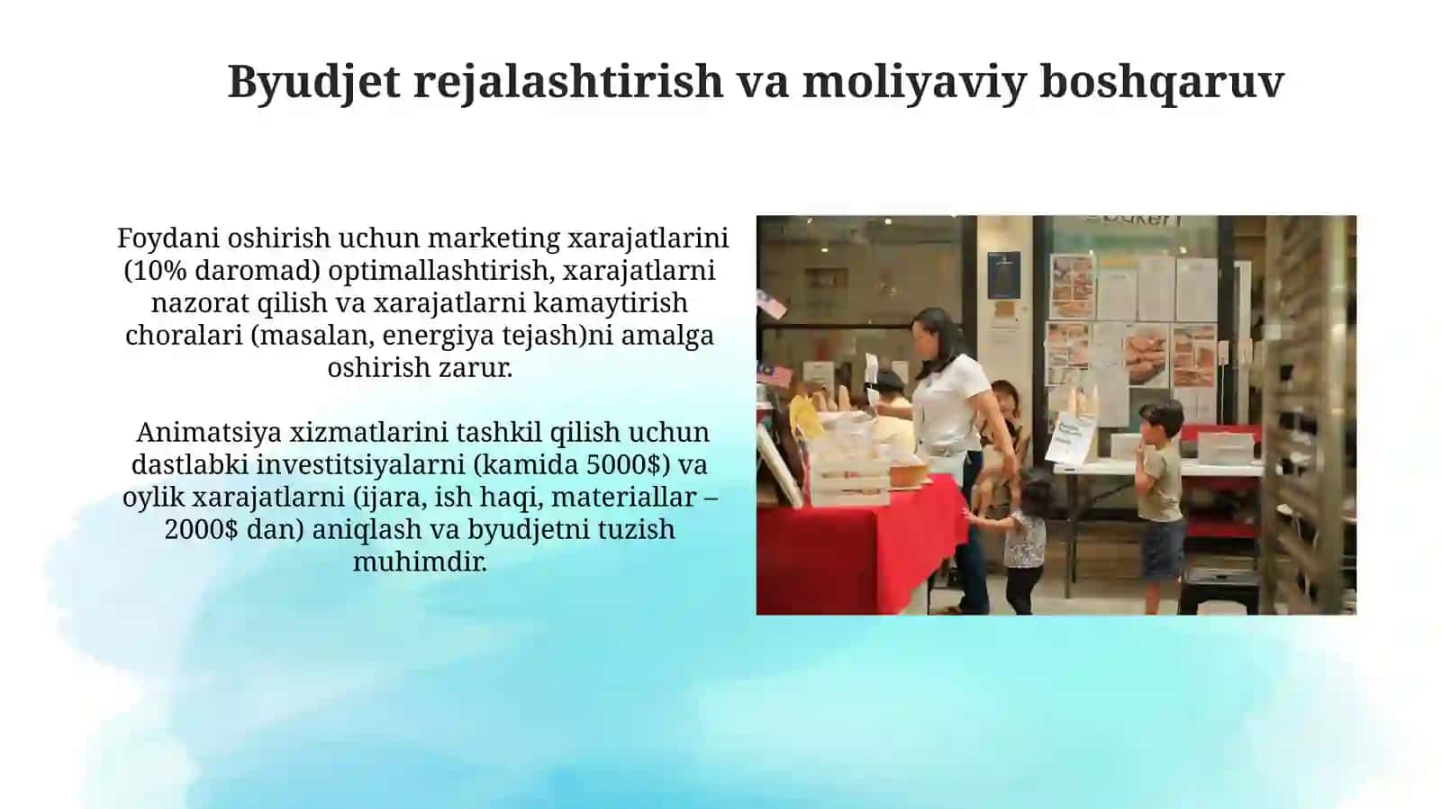 Dam olish maskanlarida animatorlik xizmatini tashkil qilish 4