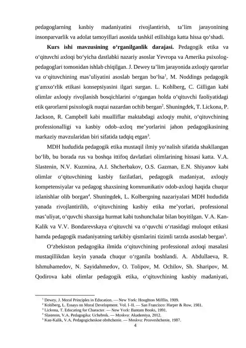 O‘QITUVCHI SHAXSINING PROFESSIONAL AXLOQ KODEKSI VA UNING AHAMIYATI 4