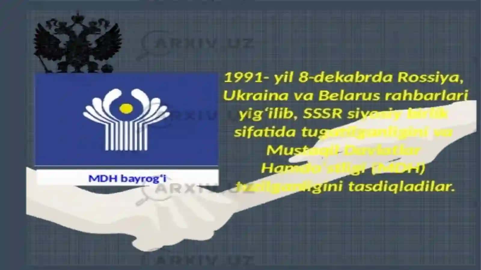 SOVET DAVLATINING PARCHALANISHI VA SOBIQ SOVET RESPUBLIKALARIDA MUSTAQILLIKNING E’LON QILINISHI 4