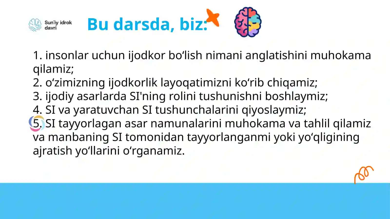 Boshlang'ich sinflar uchun SI va Ijodiy asarlar 4