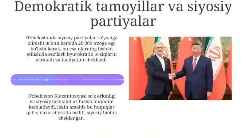 O'zbekiston - Suveren, Demokratik, Huquqiy, Ijtimoiy va Dunyoviy Davlat: Asosiy Tamoyillar 4