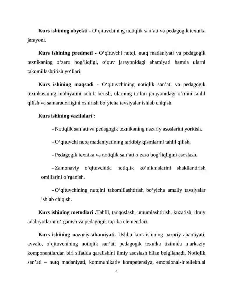 O‘QITUVCHINING NOTIQLIK SAN’ATI – PEDAGOGIK TEXNIKANING IFODASI SIFATIDA 4