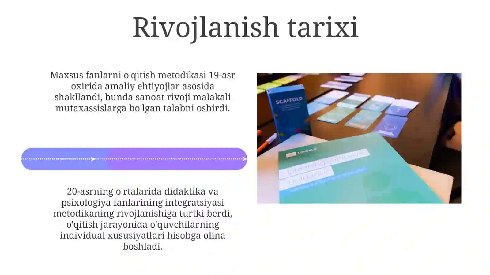 Mavzu: Maxsus fanlarni oʻqitish metodikasi fanining maqsad va vazifalari 4