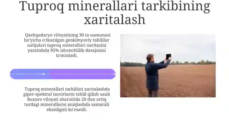 Tuproq tarkibidagi minerallarni aniqlash 4