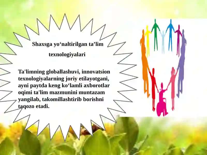 Mavzu: Shaxstarbiyasida pedagogik texnologiyalardan foydalanish 4