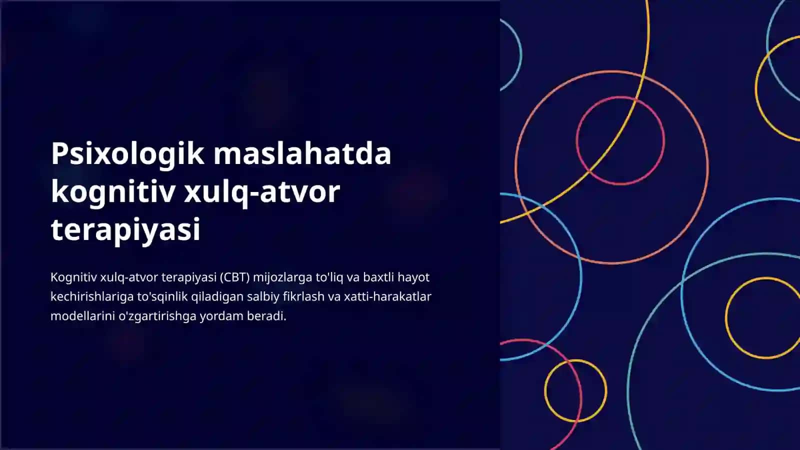 Psixologik maslahat va psixokorreksiyaning texnikasi asoslari 4